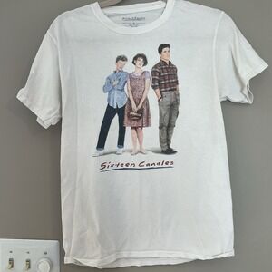 Sixteen Candles Movie T Shirt Women's M White 80s Film Graphic Molly Ringwald